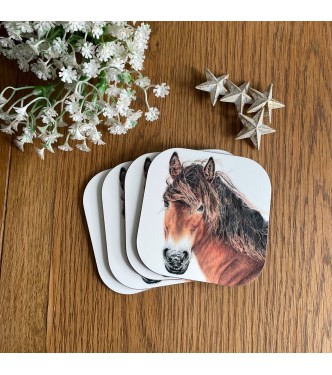 ‘Breeze’ exmoor pony coaster