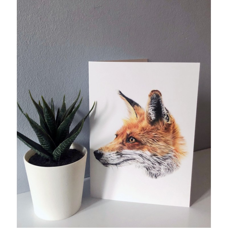 Mr Fox Greetings Card