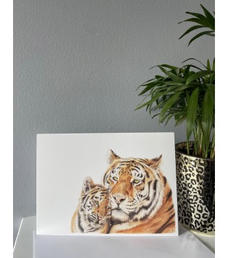'Tiger Love' Greetings Card
